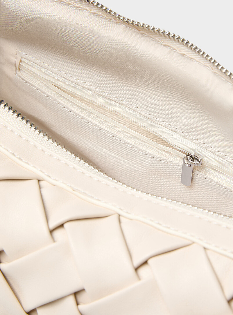 Basketweave faux-leather crossbody bag product image 3