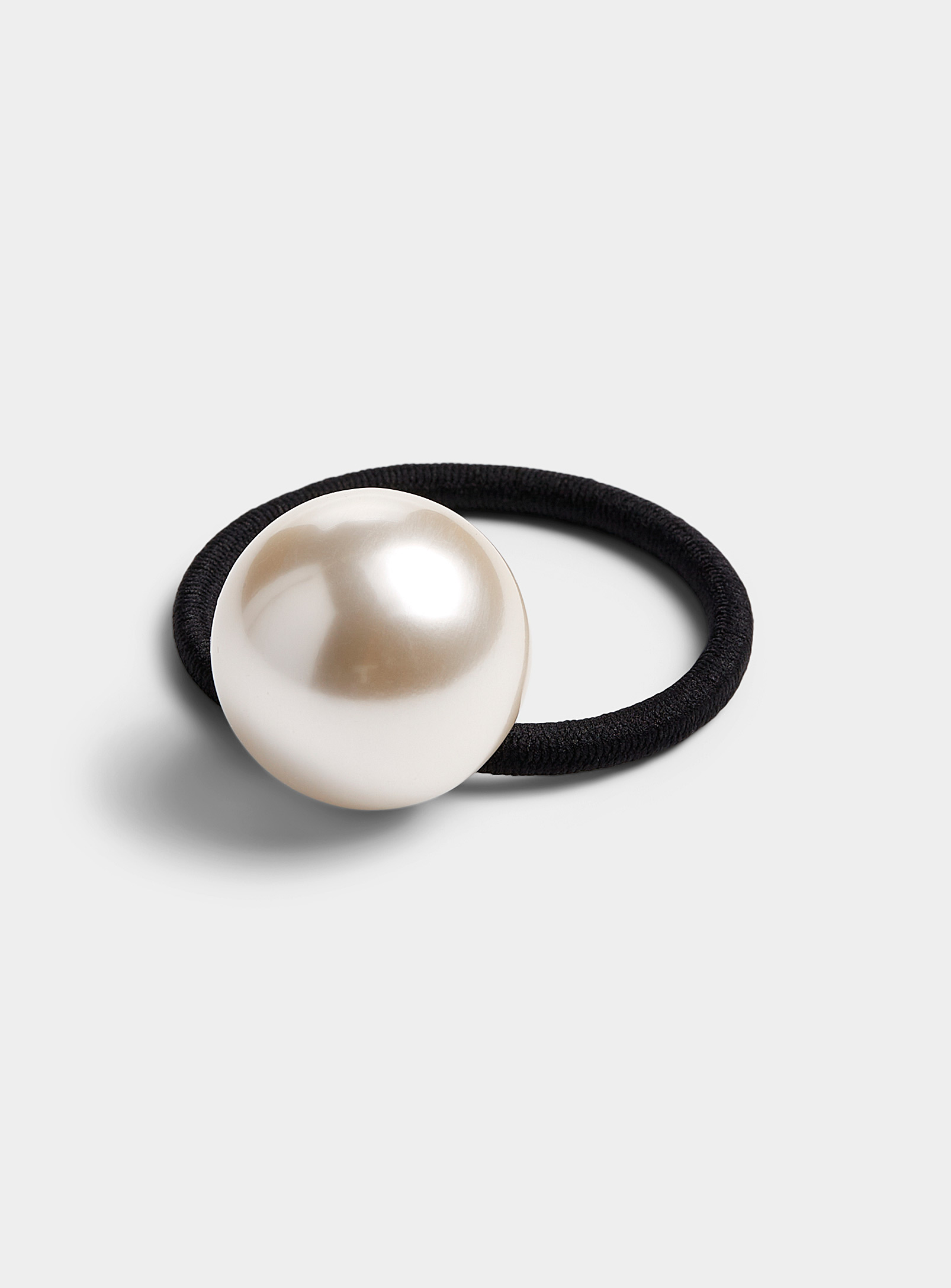Simons - Women's Oversized pearl elastic