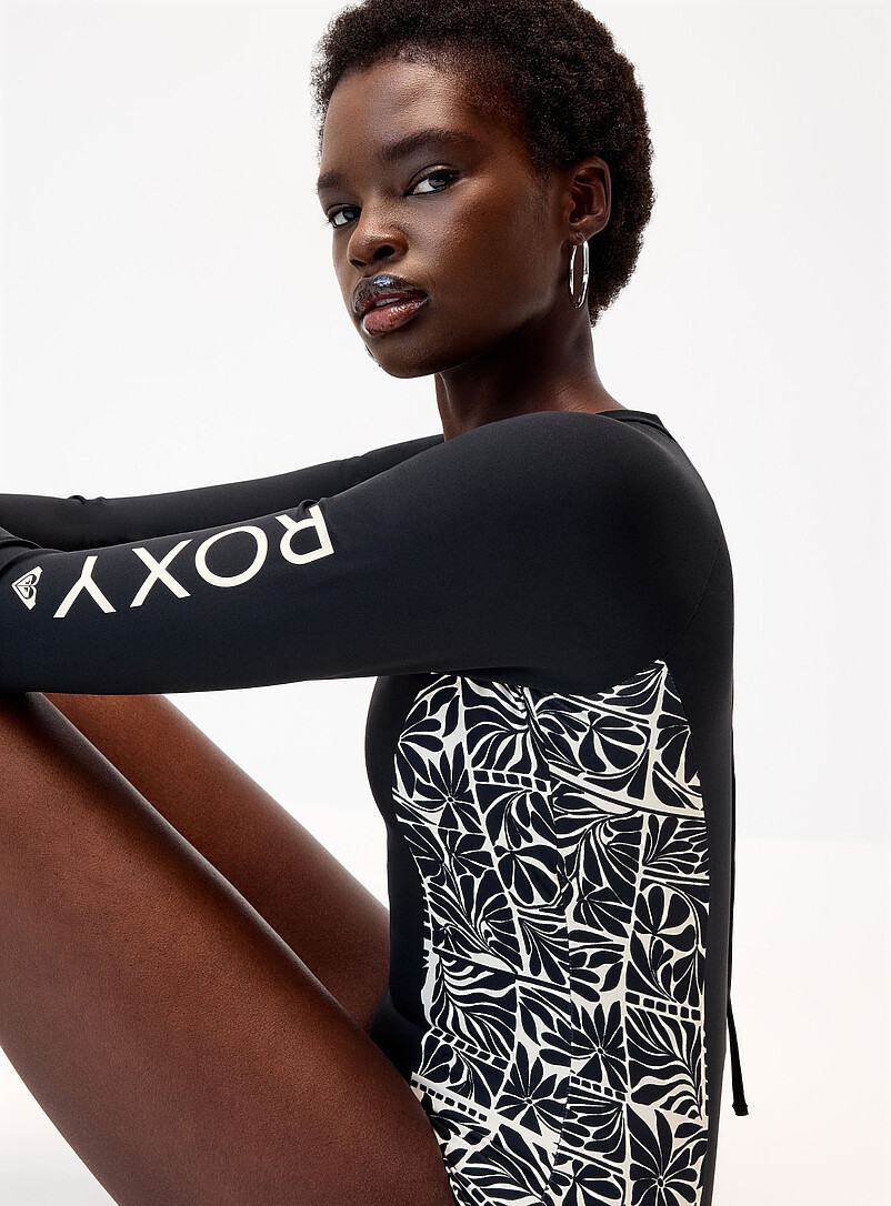 Flower block surf one-piece product image 2
