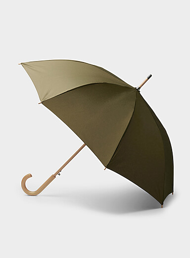 Doppler: Le parapluie uni polyester recycl&eacute; Noir pour homme