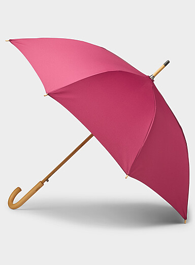 Solid recycled polyester umbrella