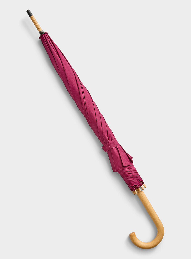 Doppler: Le parapluie uni polyester recycl&eacute; Noir pour homme