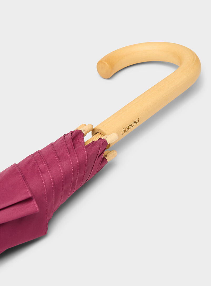 Doppler: Le parapluie uni polyester recycl&eacute; Noir pour homme