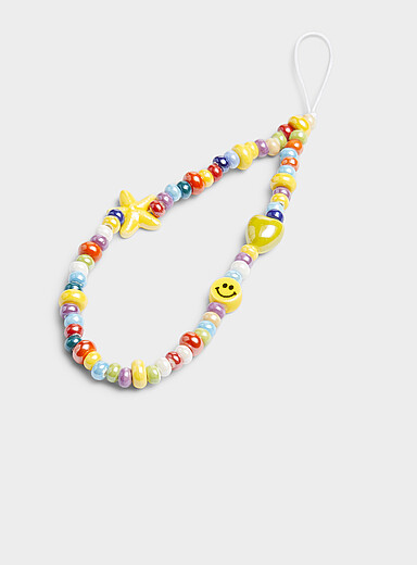 La breloque de téléphone multicolore | | Porte-clés La breloque de téléphone multicolore | | Porte-clés