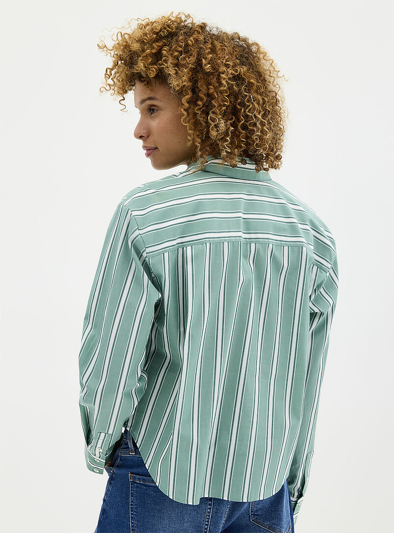 Striped lightweight poplin shirt product image 2