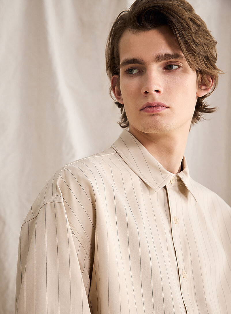 Cropped pinstripe shirt Le 31 Studio capsule product image 2