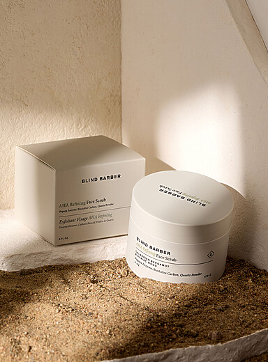 AHA refining face scrub