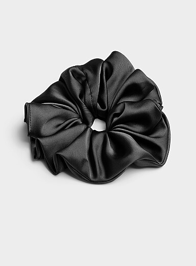 Large satin scrunchie