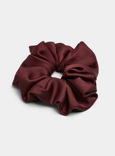 Large satin scrunchie