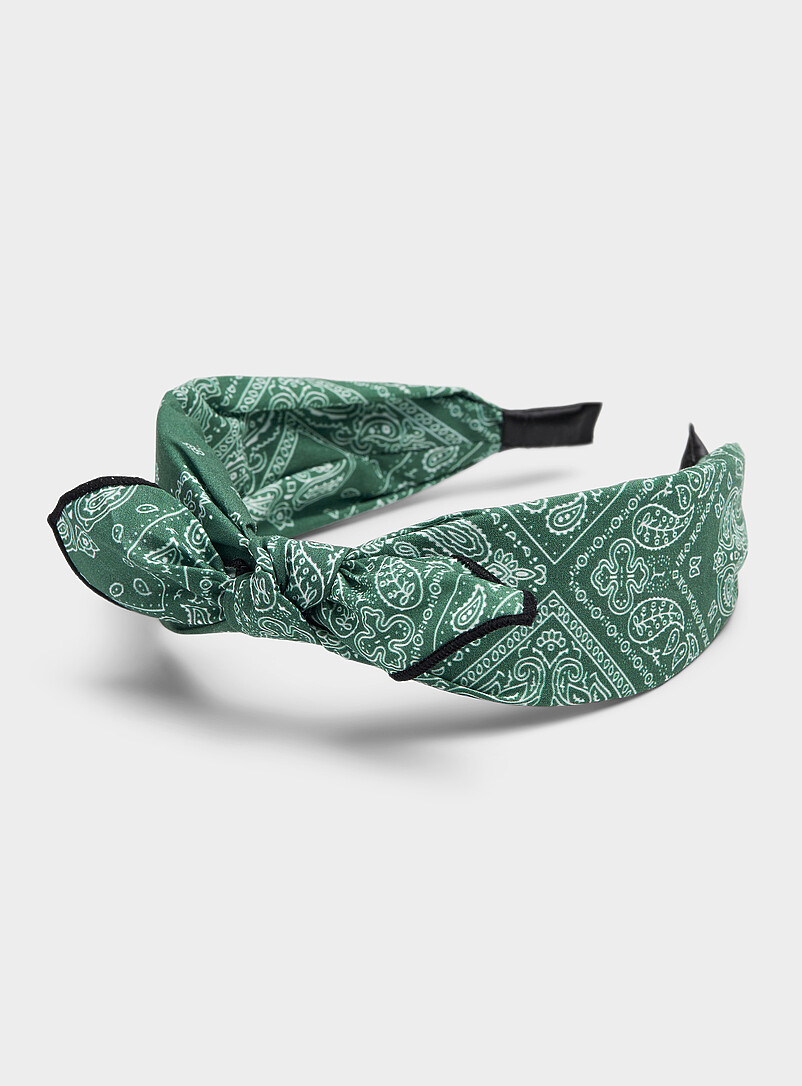 Paisley Bow Headband