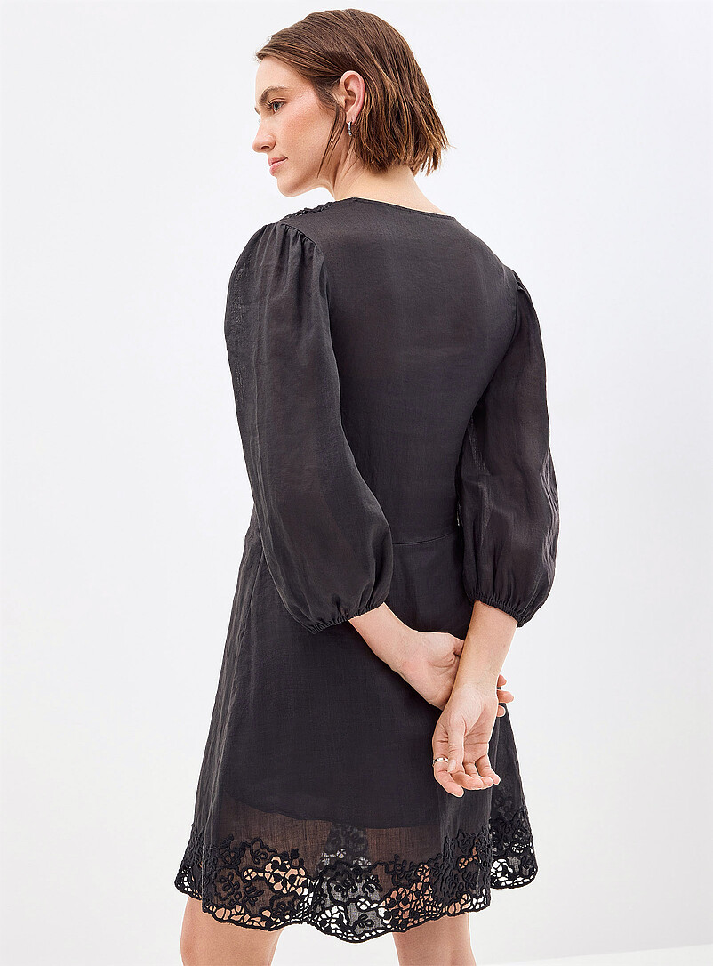 Driketta tone-on-tone embroidery dress product image 3