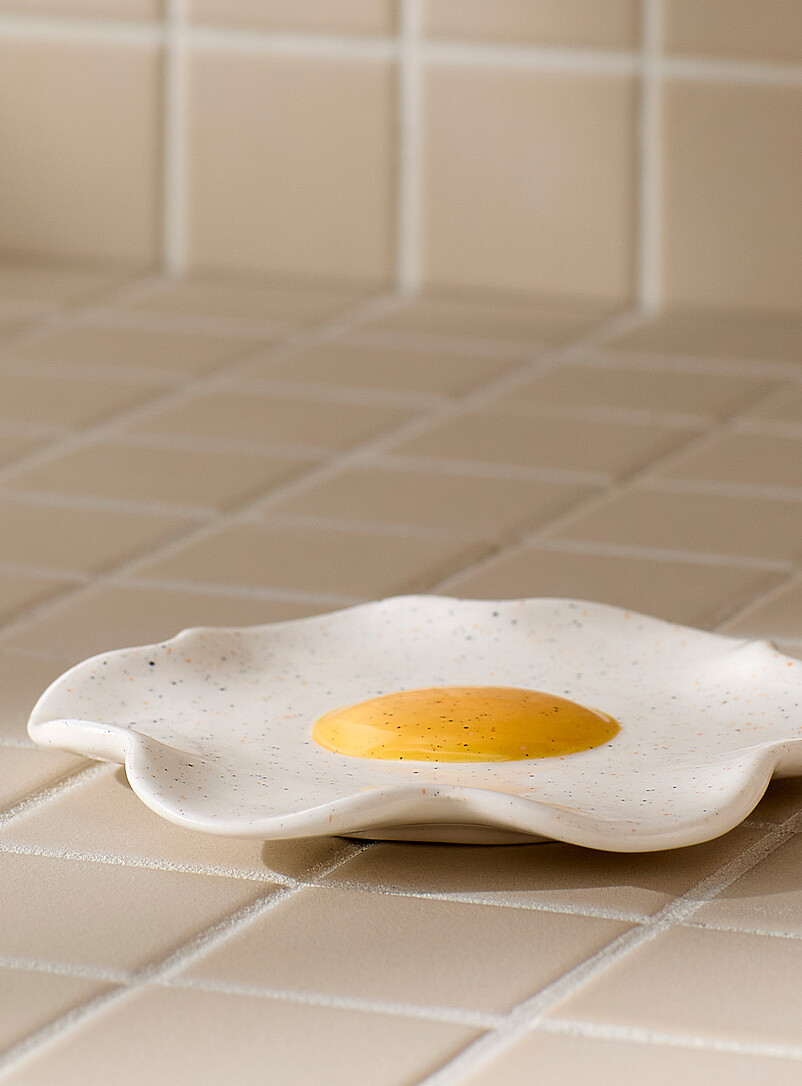 Porte-cuillère Céramique Lot De 2 - Forme Feuille, Repose-ustensiles Pour Comptoir - Couleur Bleu Lac