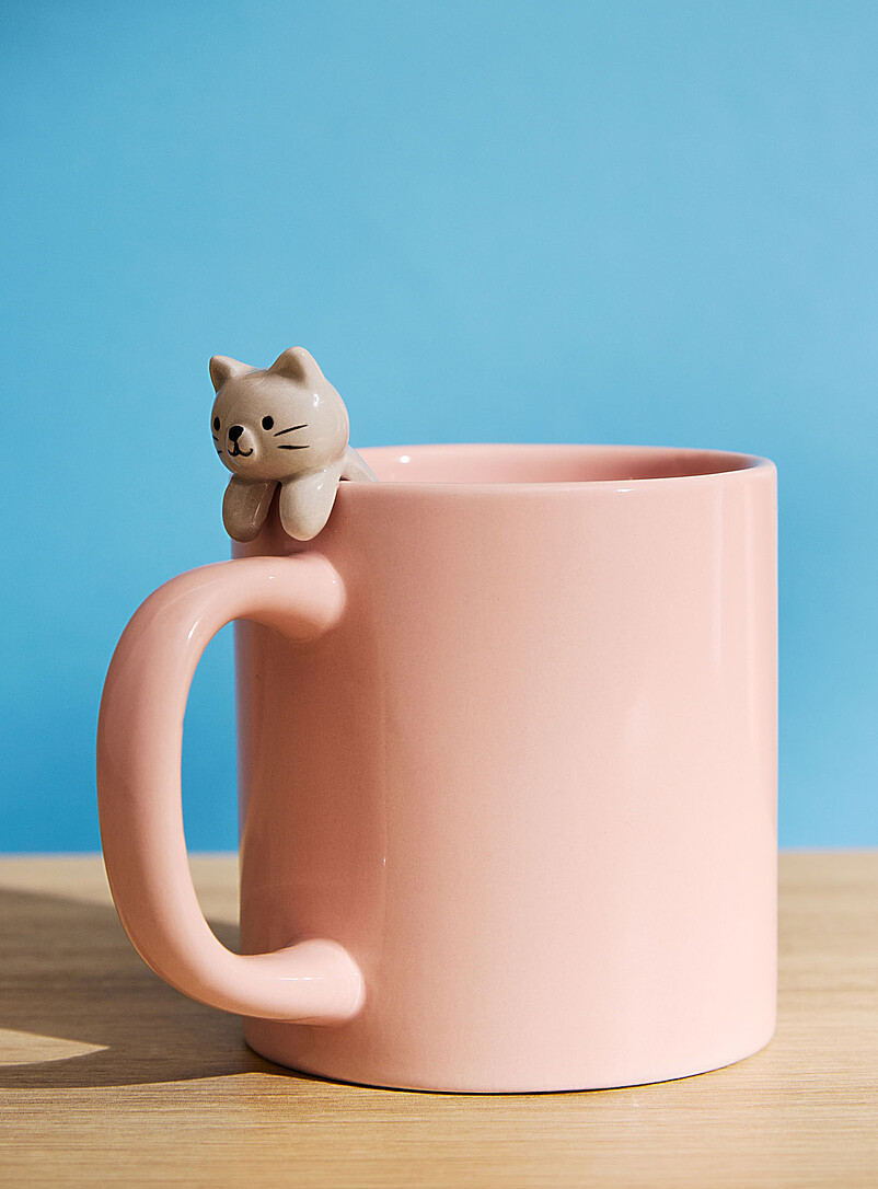 Climbing cat mug product image (primary)