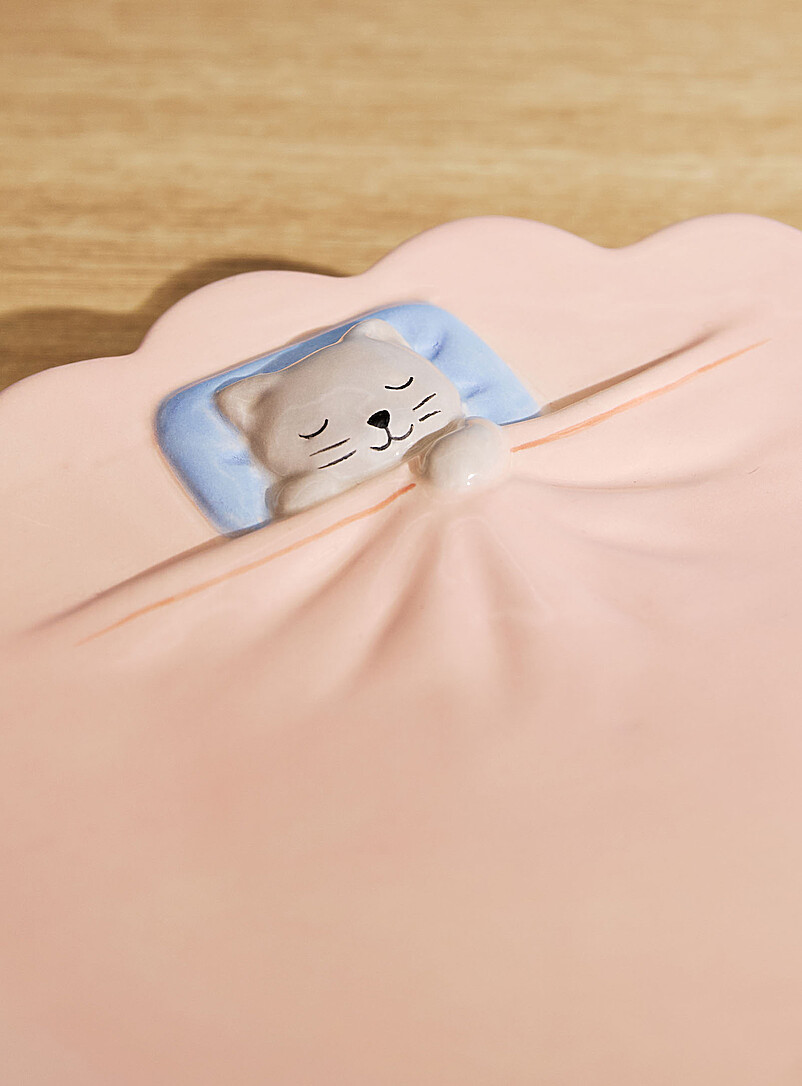 Sleepy kitten small plate product image 2