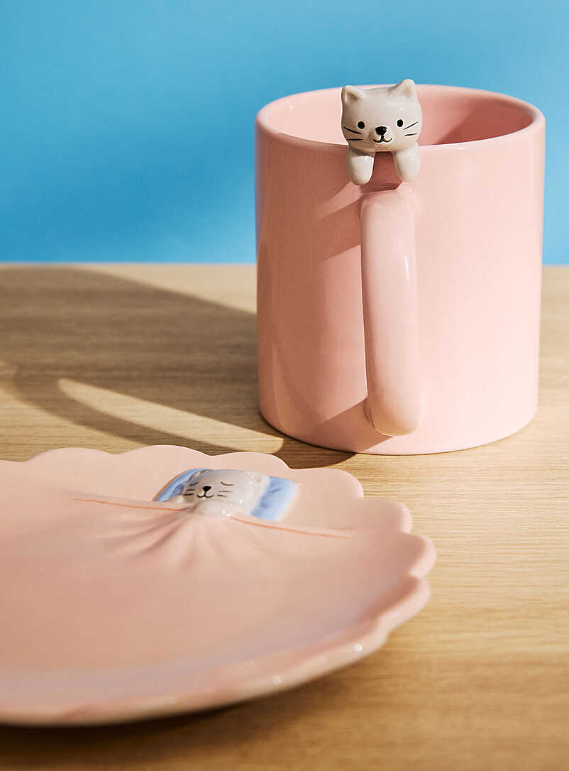 Sleepy kitten small plate product image 3