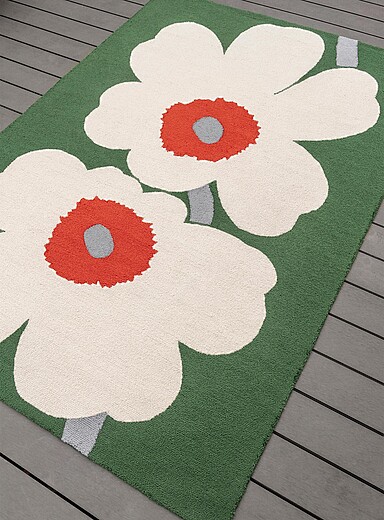 Le tapis int&eacute;rieur et ext&eacute;rieur Unikko 60e&nbsp;anniversaire Voir nos formats offerts