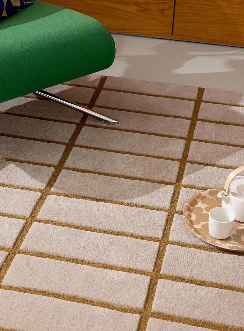 Tiiliskivi Brick Pattern Pure Wool Rug See Available Sizes
