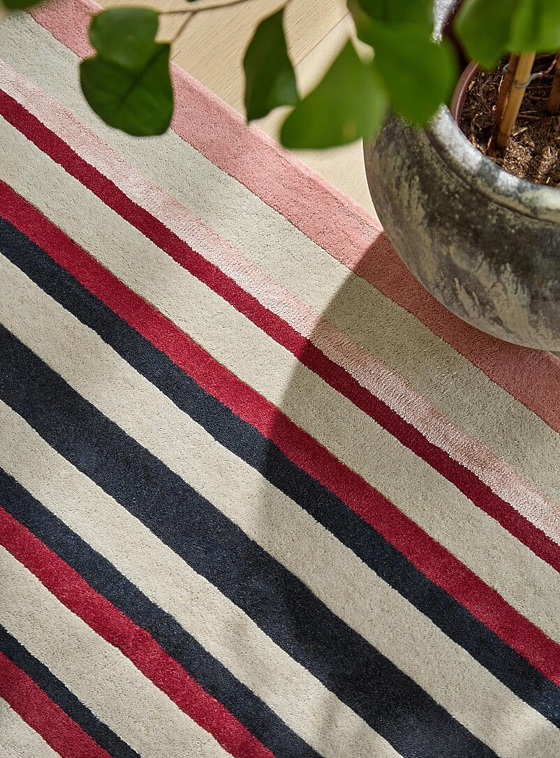Calla multicolour-stripe artisanal rug See available sizes product image 3
