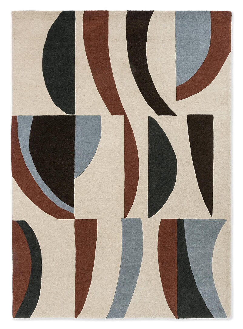 Torillo modern geometric virgin wool rug See available sizes product image 3