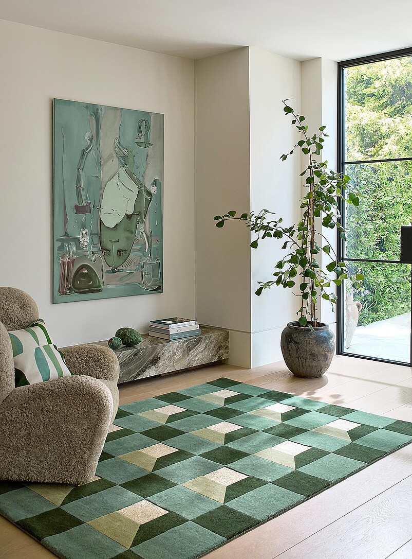 3d-Blocks Virgin Wool Rug See Available Sizes