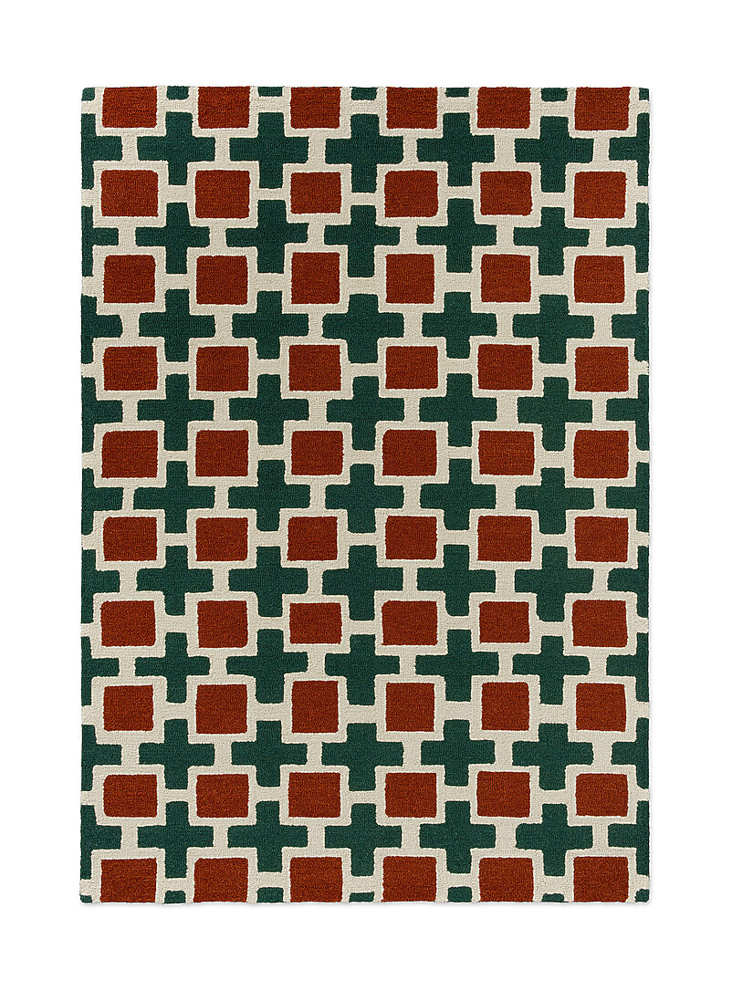 SCI Hatch checkers and crosses rug See available sizes product image 3