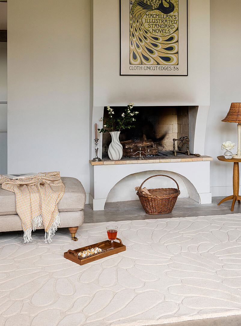 LA Coleby textured petals rug See available sizes product image (primary)