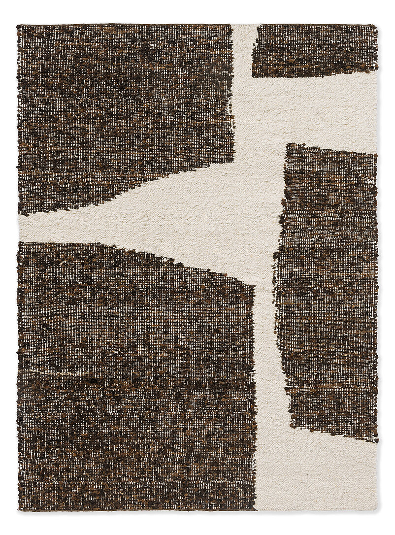 Craft Fundament chocolate and cream reversible rug See available sizes product image 3