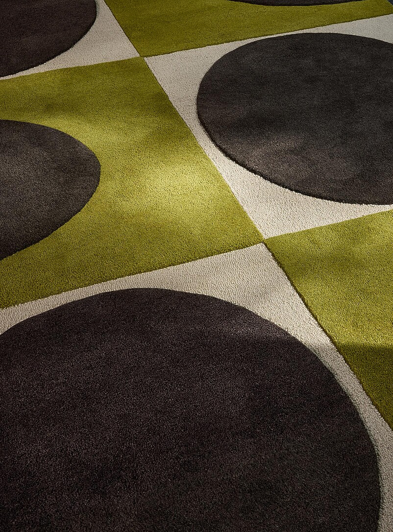 Spot square retro wool rug See available sizes product image 2