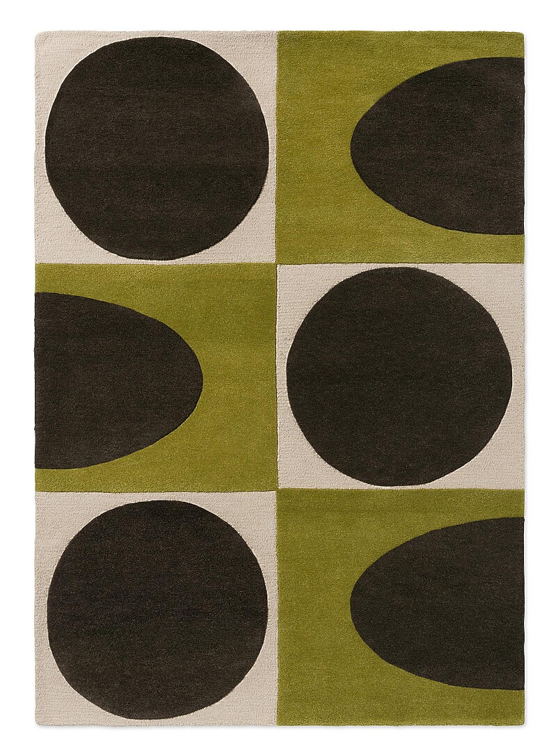 Spot square retro wool rug See available sizes product image 3