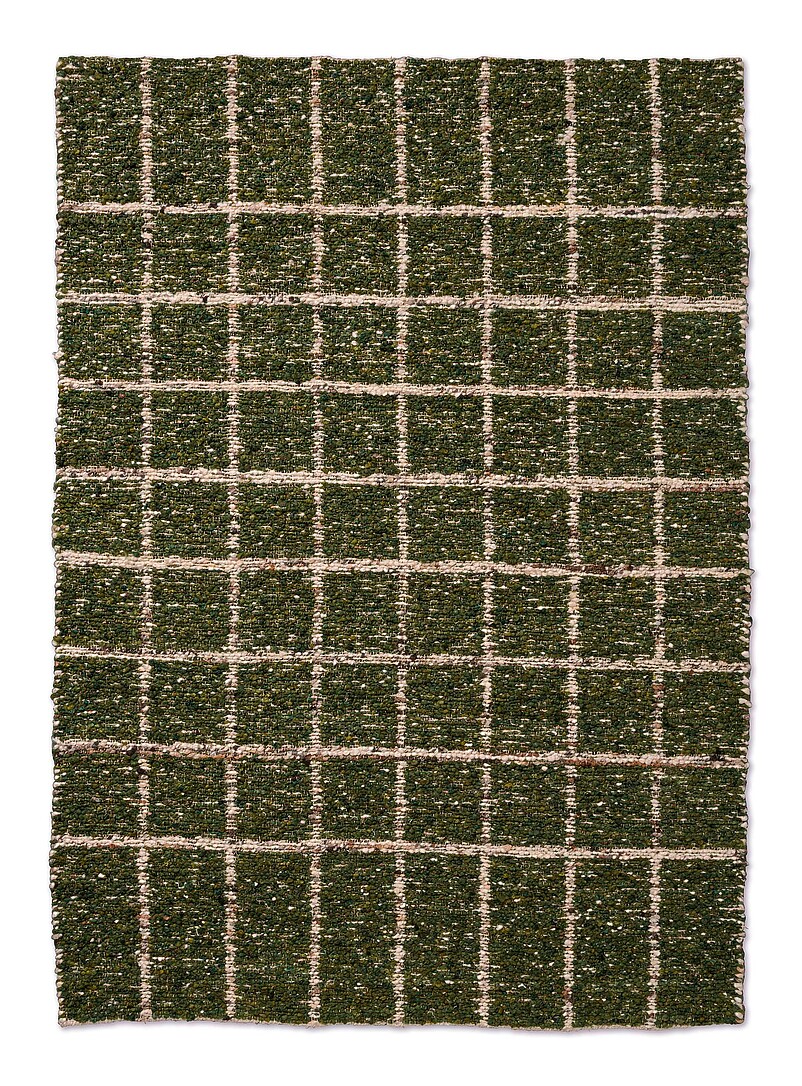 Craft Jack hunter green reversible wool rug See available sizes product image 2
