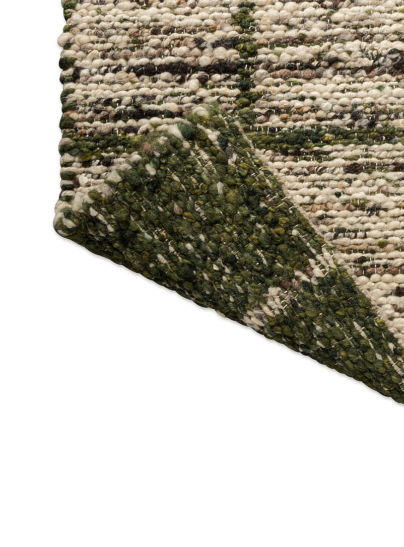 Craft Jack hunter green reversible wool rug See available sizes product image 3