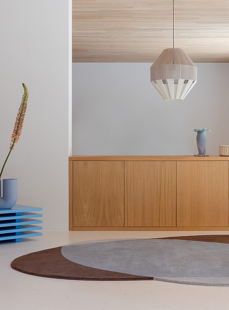 Element Chad melded shapes wool rug See available sizes product image (primary)