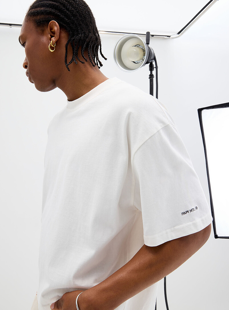 Small logo oversized T-shirt product image 2