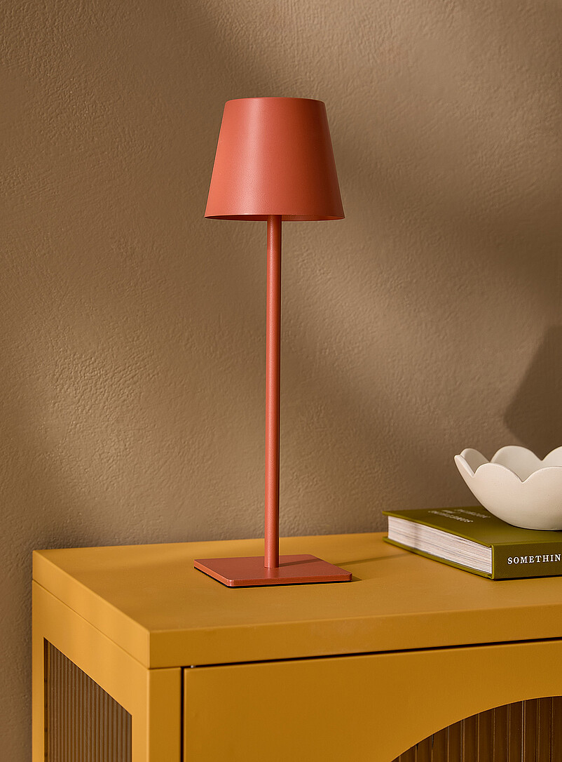 Simons Maison: La lampe de table tactile rechargeable &eacute;pur&eacute;e Noir