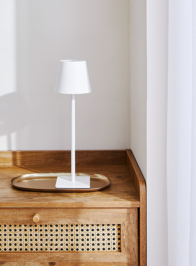 Sleek rechargeable touch table lamp product image 2