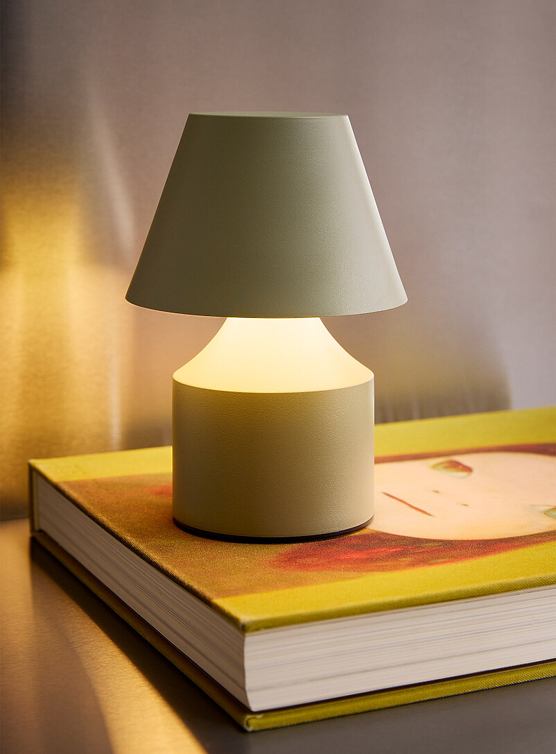Small rechargeable minimalist touch table lamp product image 2