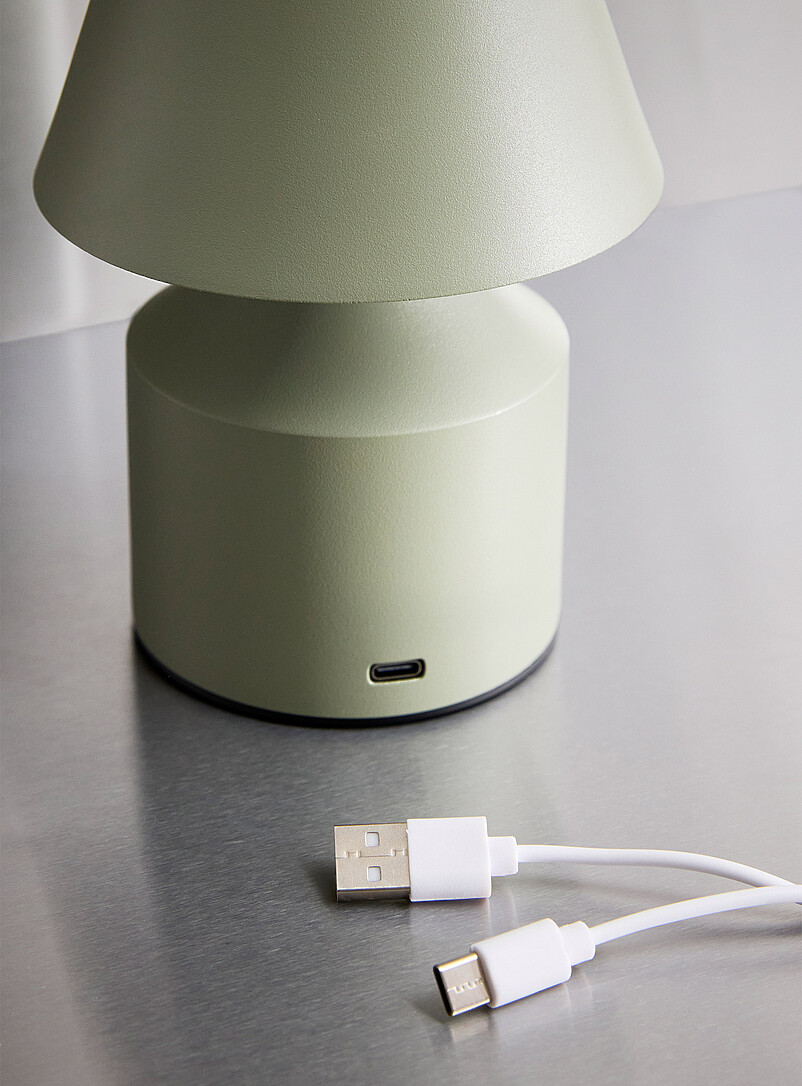Small rechargeable minimalist touch table lamp product image 3
