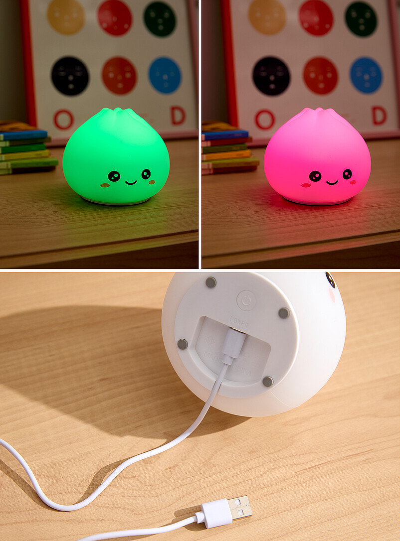 Small dumpling rechargeable touch night light product image 3