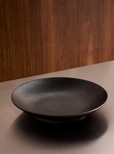 L'assiette noire