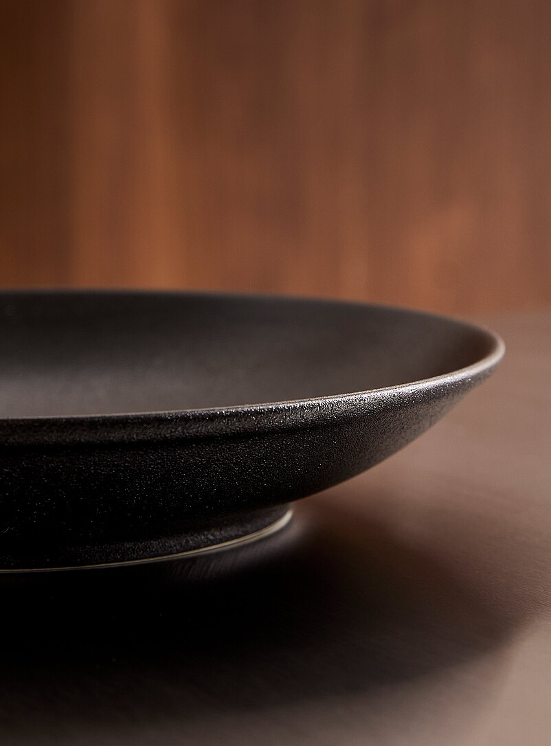 Simons Maison: L'assiette noire Noir