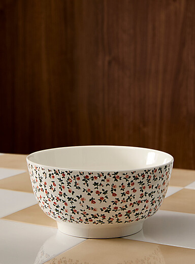Large retro cat heart bowl