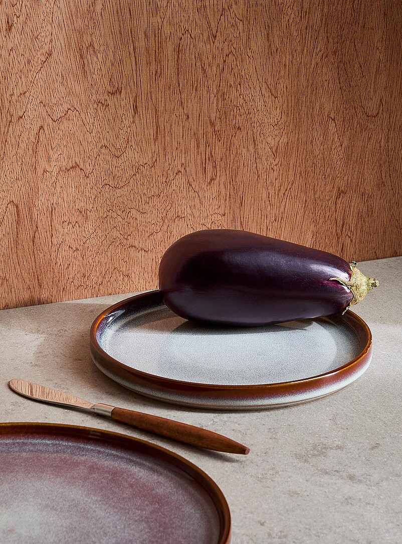 Purple-Hued Speckles Small Plate