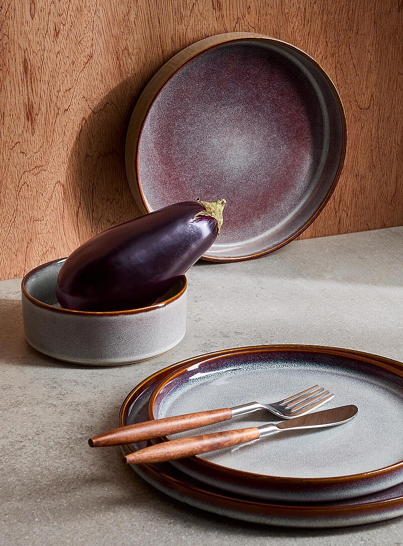 Purple-hued speckles small bowl product image 3