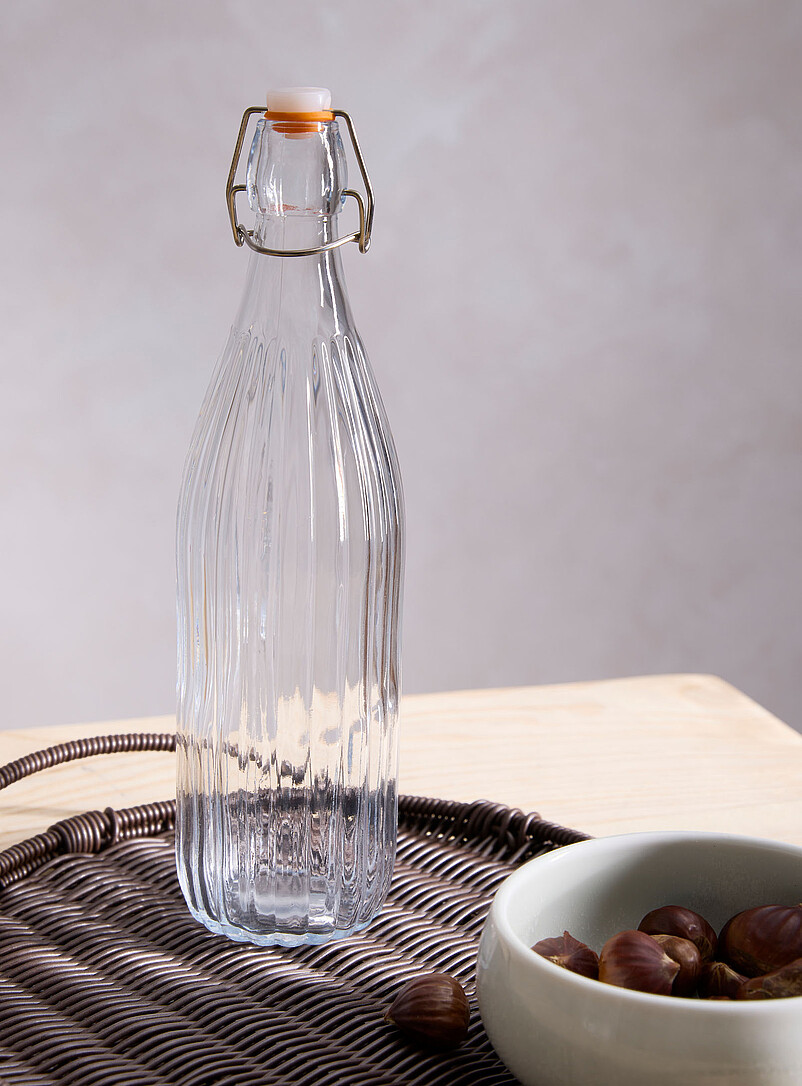 Simons Maison: La bouteille d'eau rainures Assorti