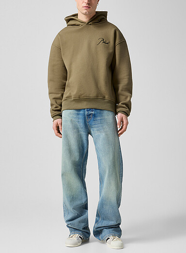 Traxedo faded wide-leg jean