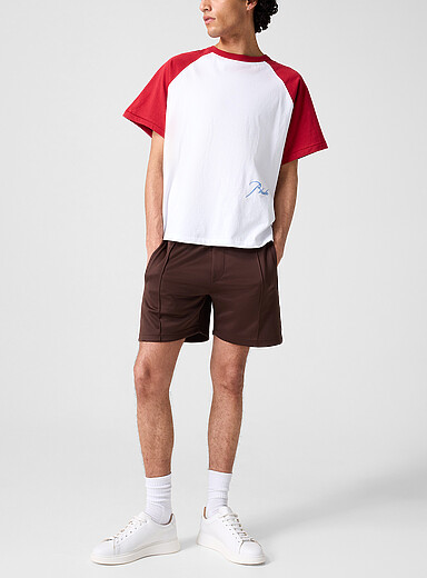 Rhude Chocolate/Espresso Trofeo chocolate brown track short for men