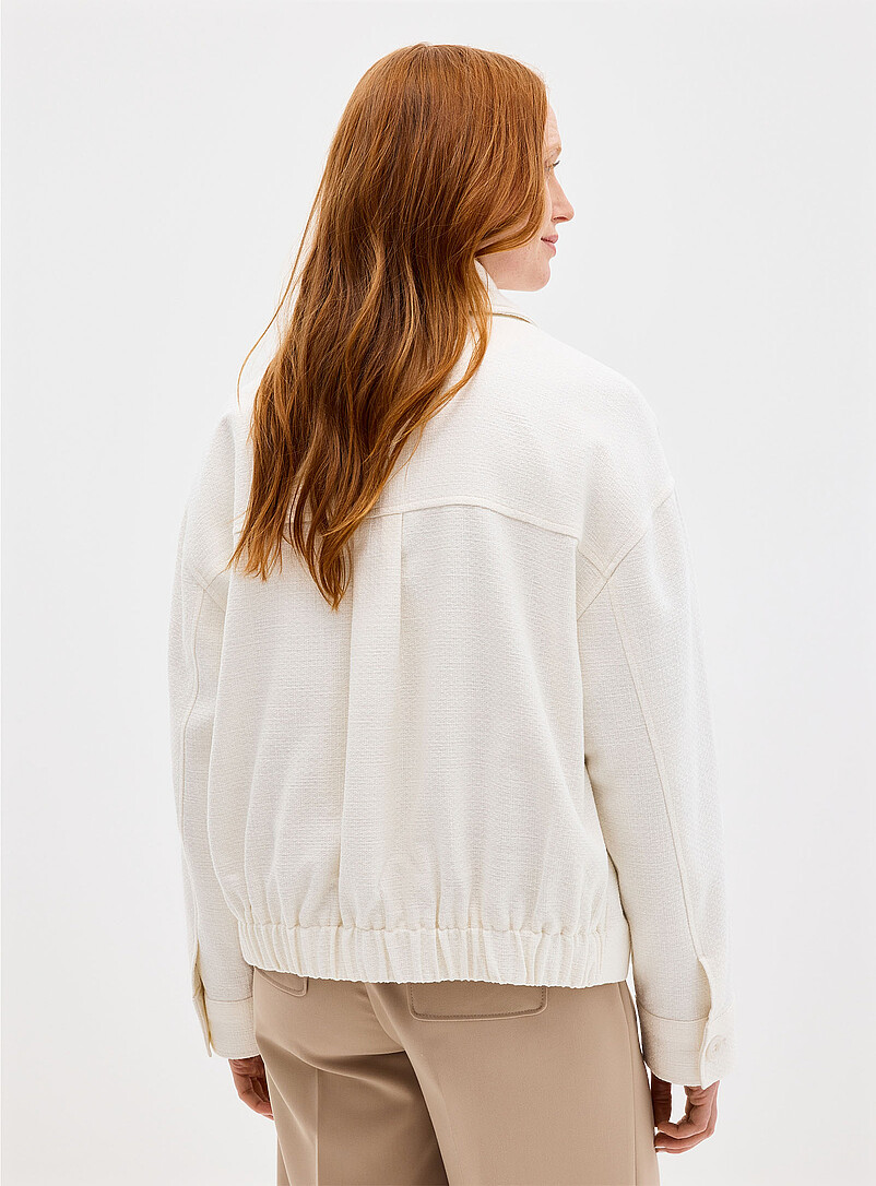 Flap pockets tweed overshirt product image 3