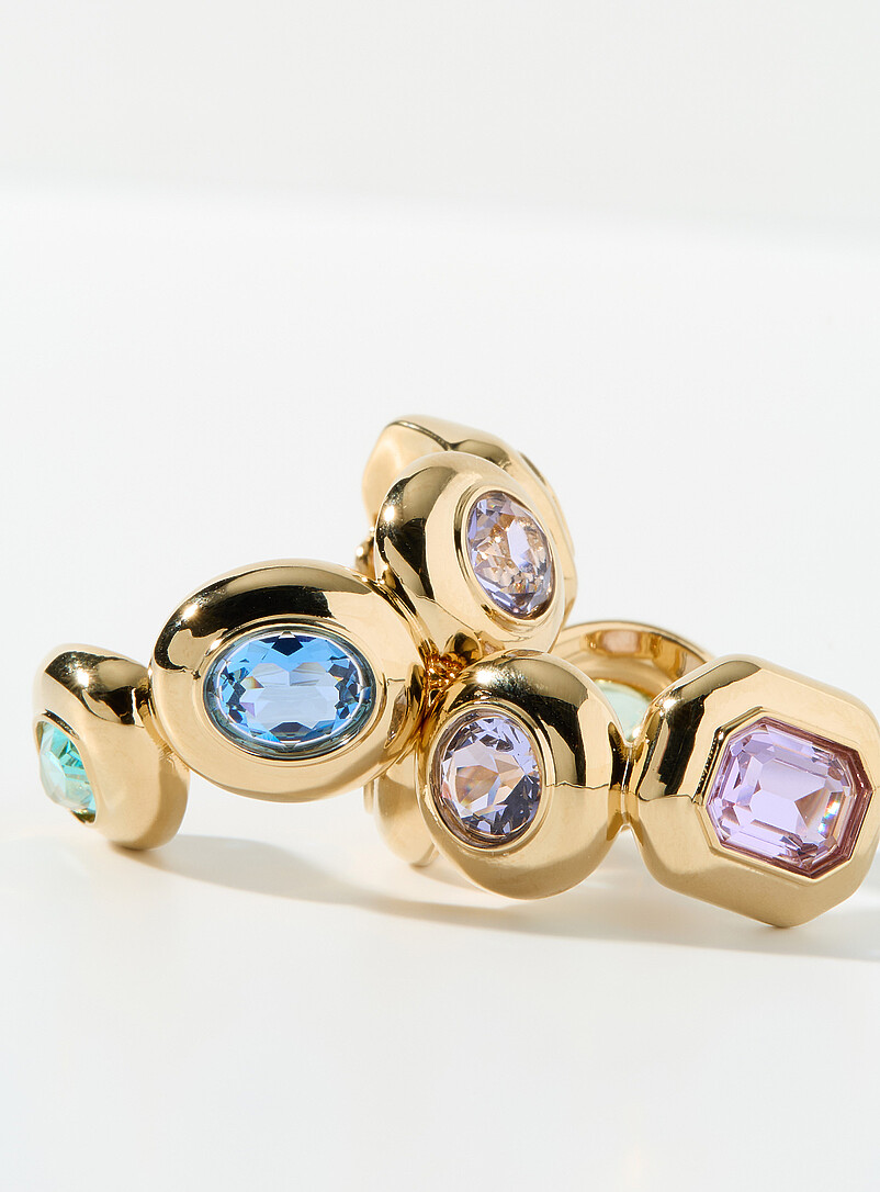 Swarovski: Les larges demi-anneaux Gema Assorti pour femme