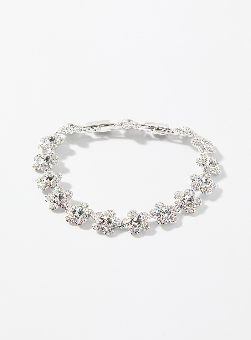 Shimmery Flower Bracelet