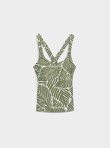 Playa cross-strap tankini